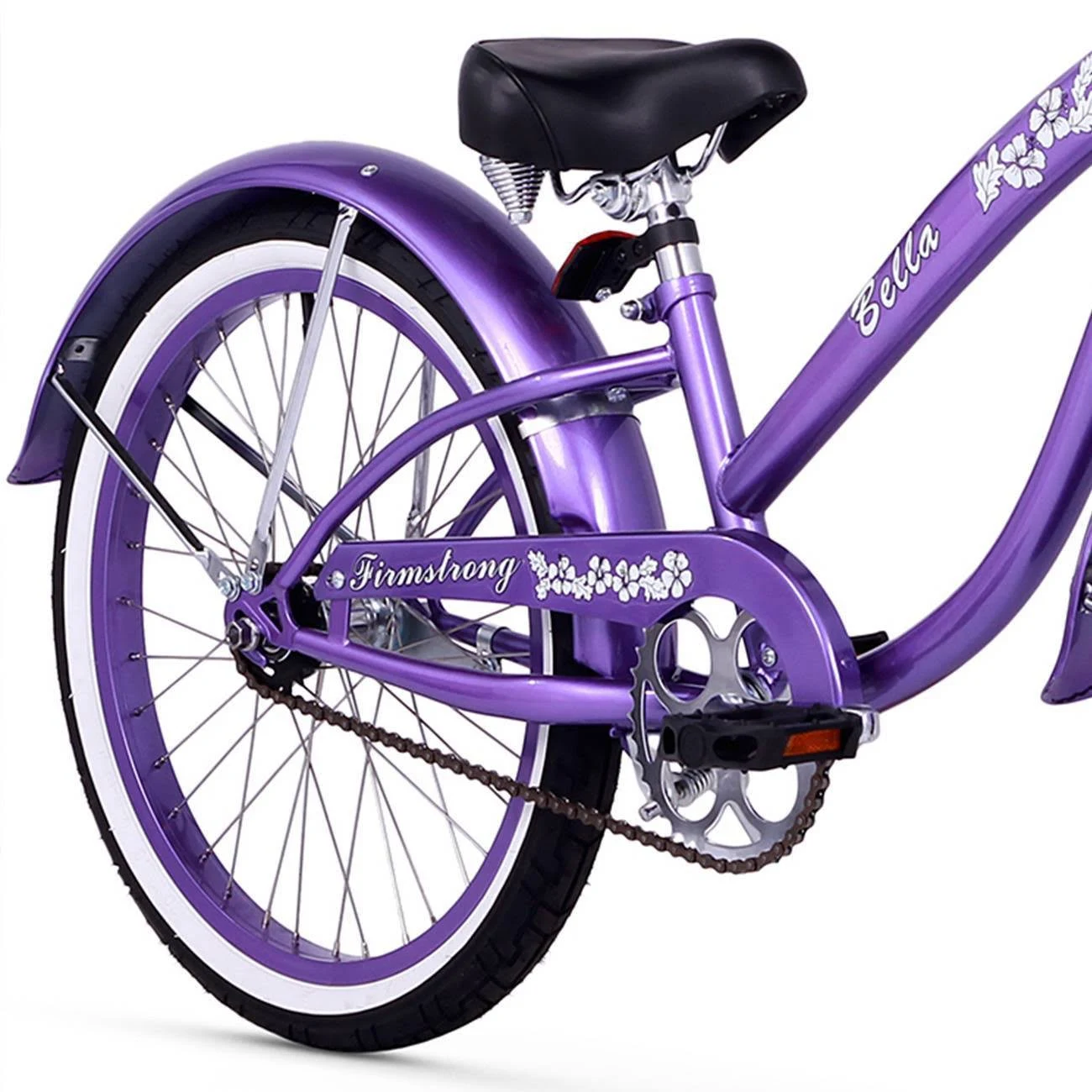 Firmstrong Bella Classic Girl&s Single Speed Cruiser Bicycle 20-inch Purple
