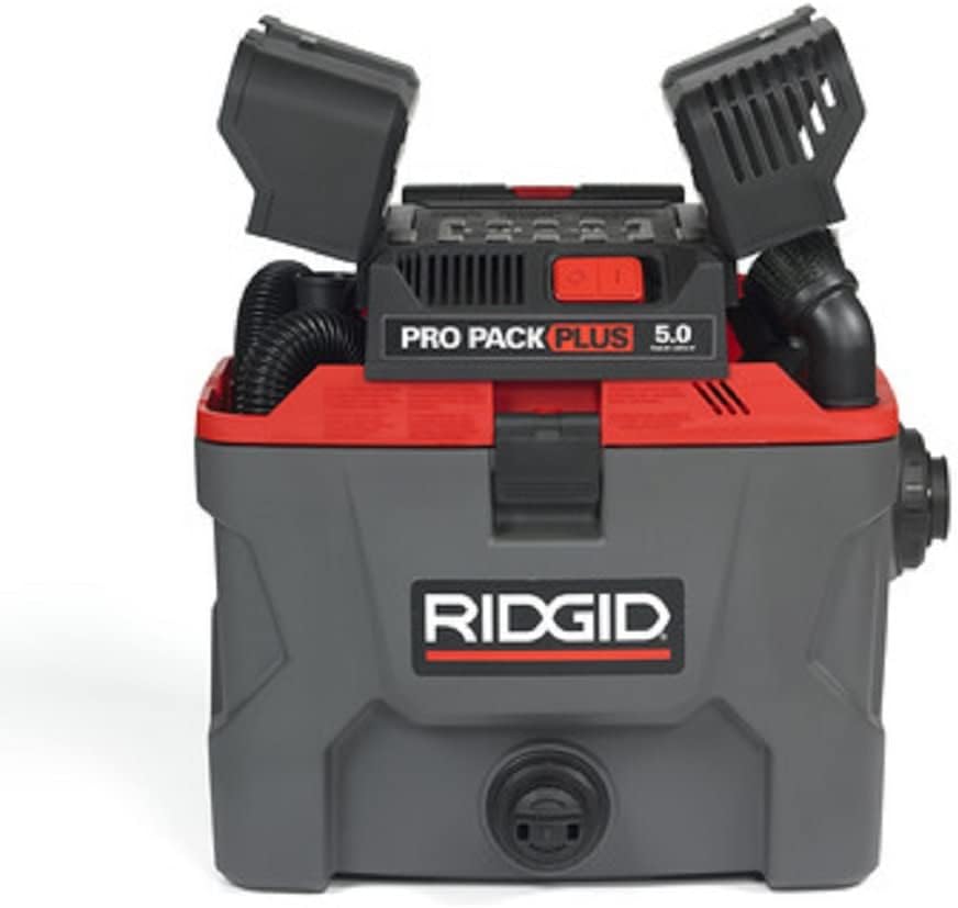 Ridgid 50328 Pro Pack Wet/Dry Vacuum, 10 gallon, Red