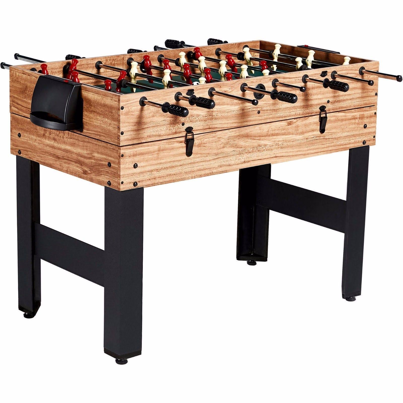 MD Sports 48 inch 3 in 1 Combo Game Table, Pool, Hockey, Foosball, Accessories Included