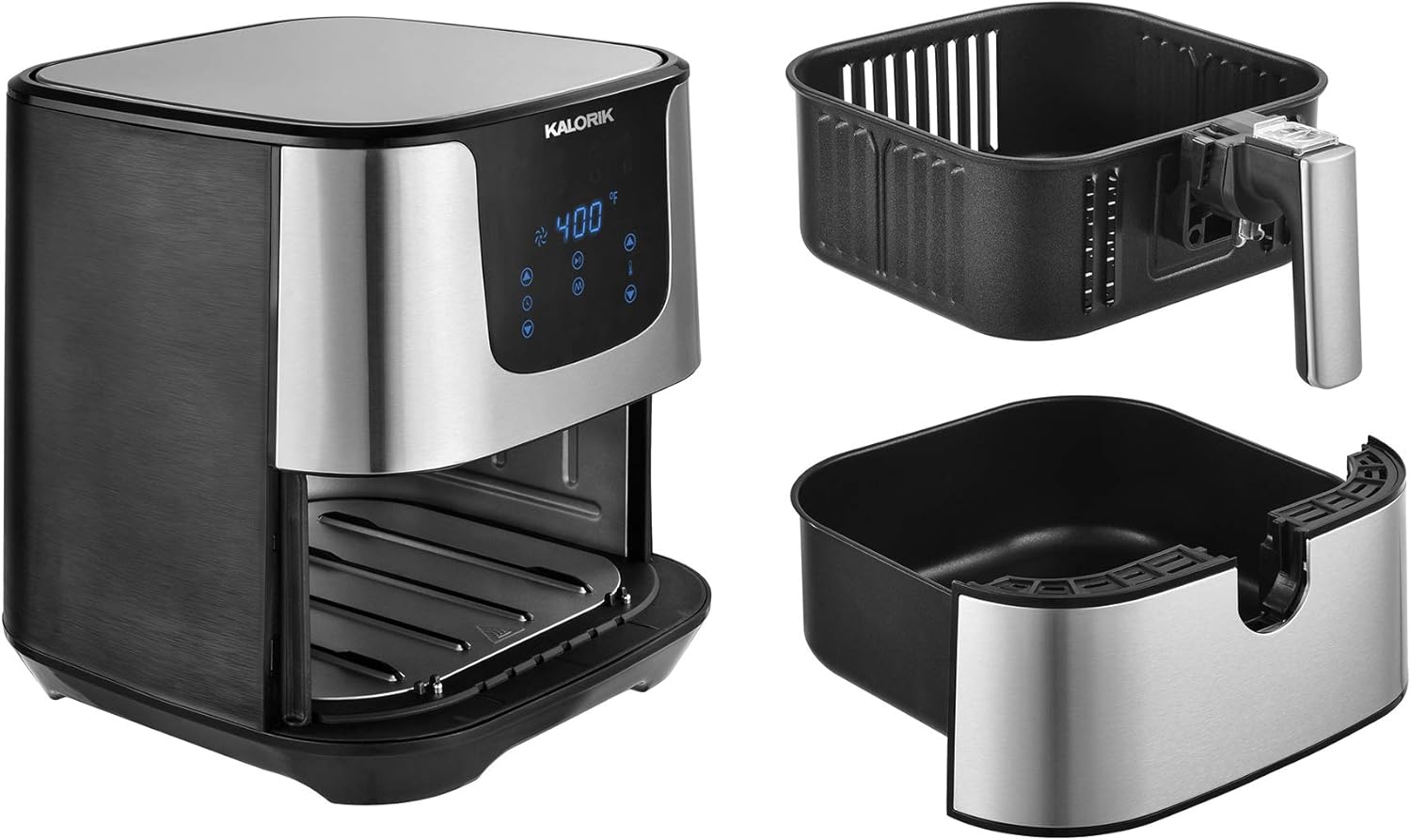 Kalorik 5.3 Quart XL Air Fryer Pro with Digital Touch Screen