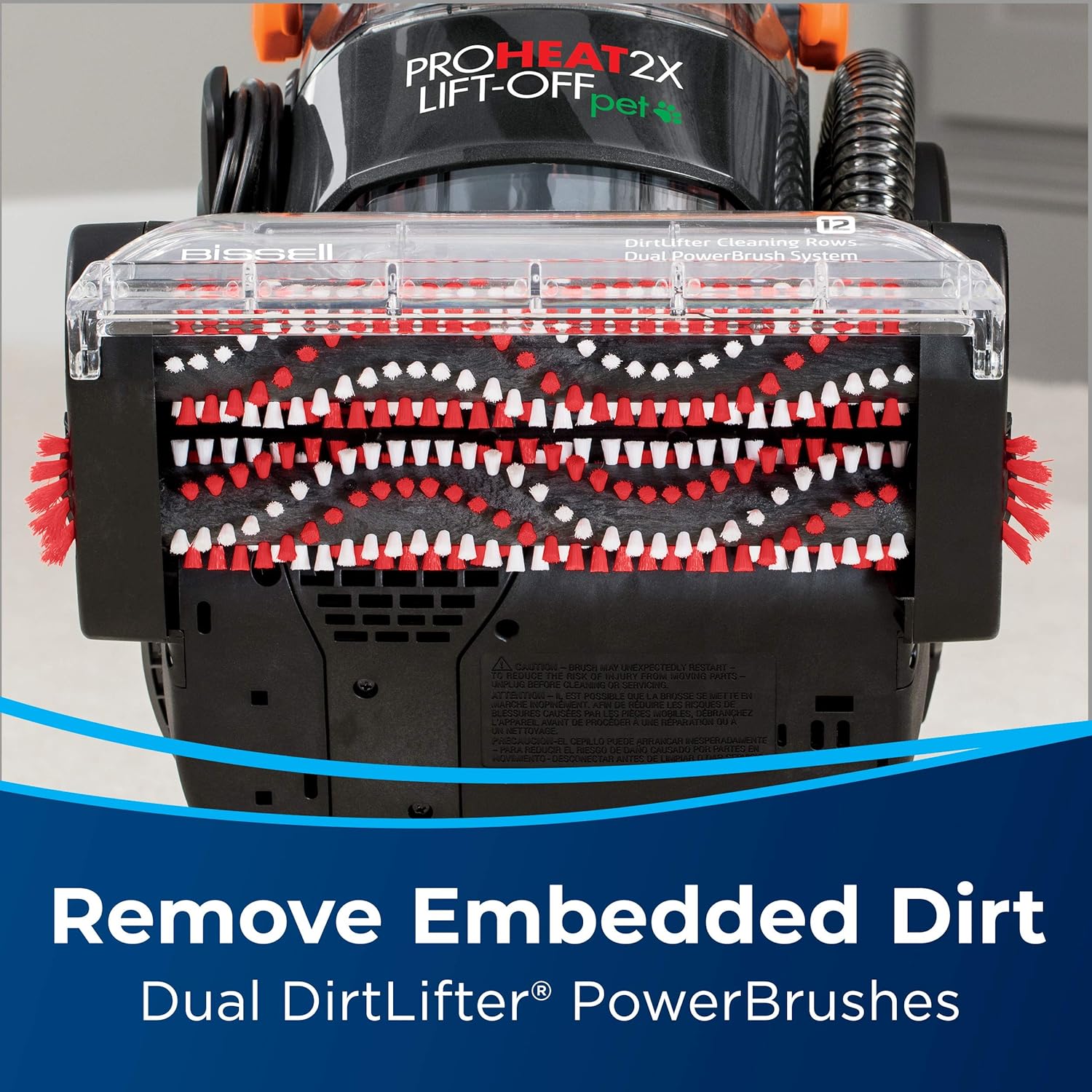 BISSELL 2-in-1 ProHeat 2X Lift-Off Pet: Portable Spot & Stain Cleaner + Full Size Carpet Cleaner, Car/Auto Detailer, 15651