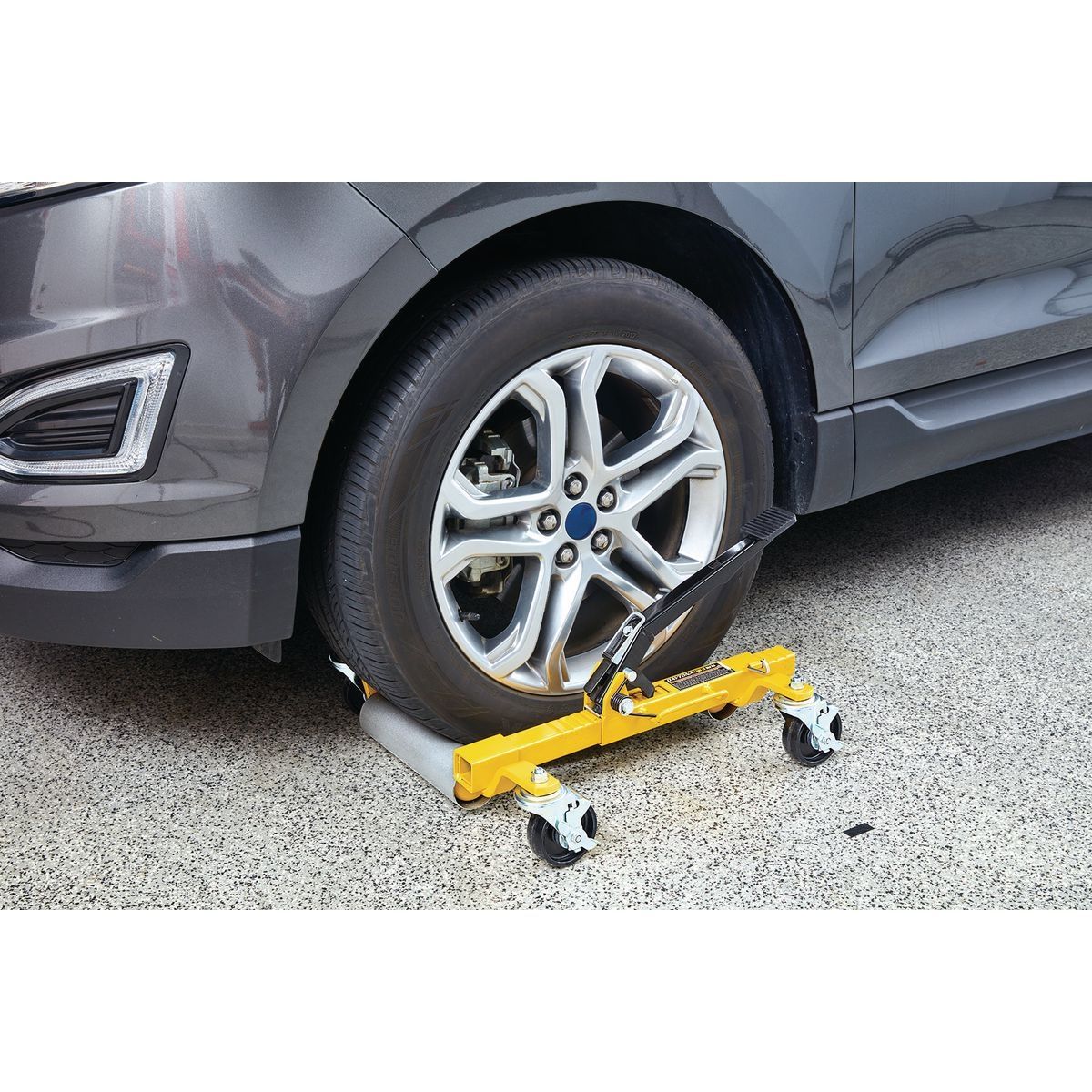 DAYTONA 1300 lb. Capacity Self-Loading Positioning Wheel Dolly