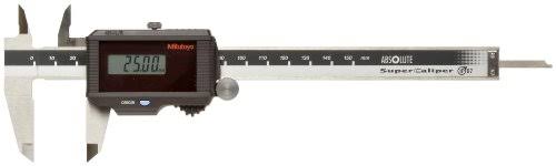 Mitutoyo Absolute 500-776 Digital Caliper, Stainless Steel, Solar Powered, 0-150mm Range, +/-0.02mm Accuracy, 0.01mm Resolution,