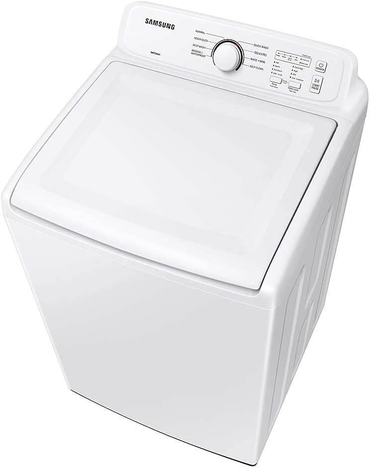 Samsung 4.1 Cu. Ft. White Top Load Washer with Soft-Close Lid and 8 Washing Cycles