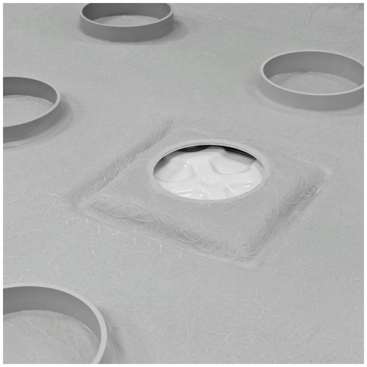 LessCare 60 x 32 Single/Double Threshold Shower Base Pan Right/Left Drain, White