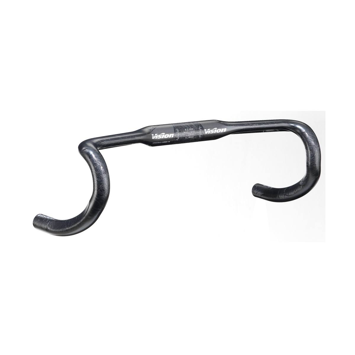 Vision Trimax Carbon 4D Handlebar 31.8mm Black 420mm