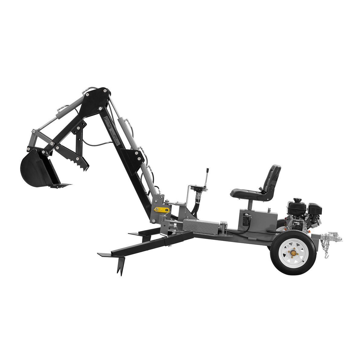 CENTRAL MACHINERY 8 HP Towable Backhoe