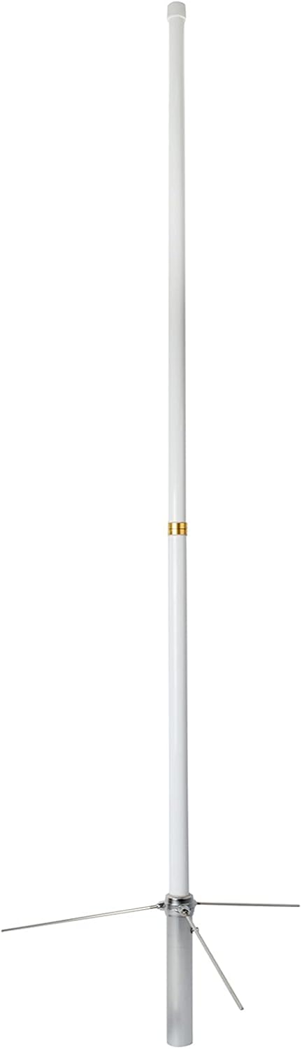 HYS Dual Band 144/430 MHz Heavy-Duty Fiberglass Vertical Base Antenna 5.7ft, SO-239 Connector 4.5/7.2dBi High Gain Pre-Tuned Repeater Antenna