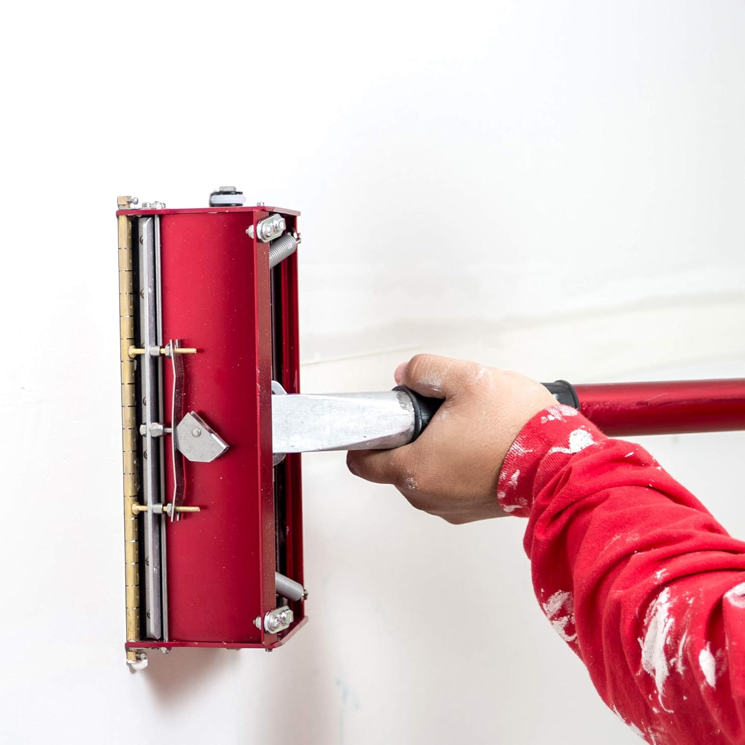 7-Inch Flat Finishing Box + Extendable Handle - LEVEL5 | Pro-Grade | Drywall Gyprock Plasterboard Sheetrock | 4-572