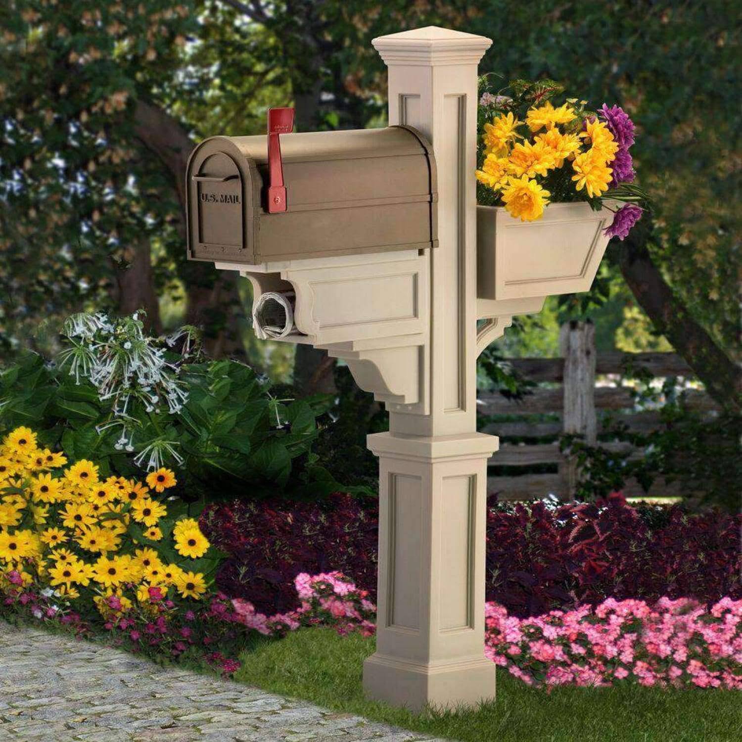Mayne - Signature Plus Mail Post - White