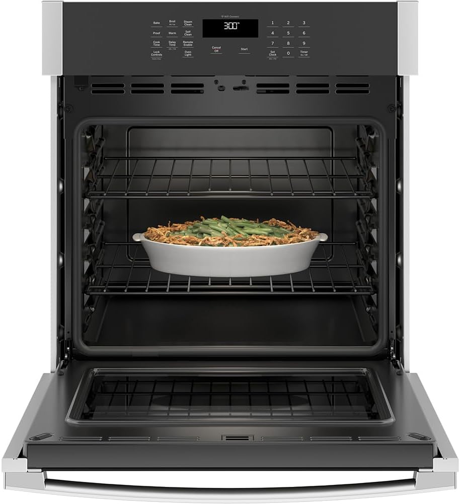 GE JKS3000SNSS 4.3 cu.ft. Stainless-Steel Built-in Single Wall Oven