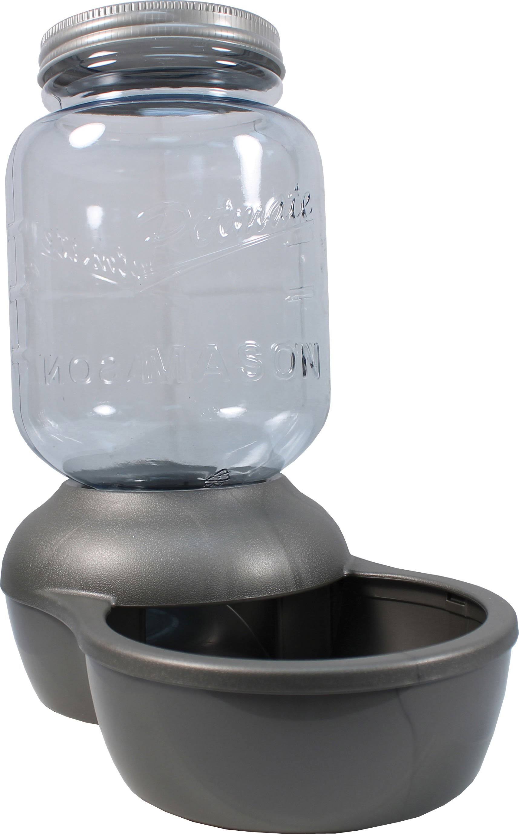 Petmate Mason Jar Replendish Dry Food Feeder