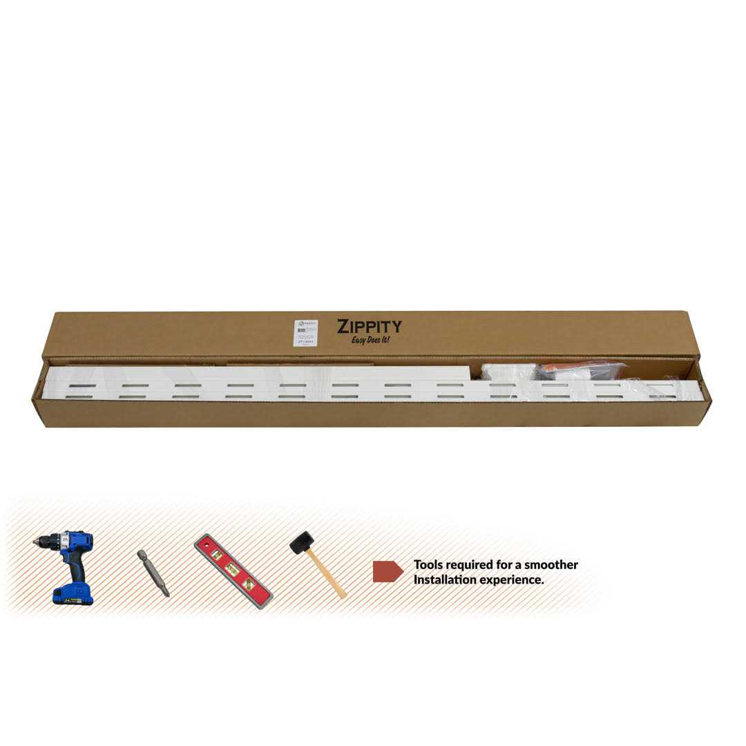 Zippity Outdoor Products All American Vinyl Picket Fence with No-Dig Steel Pipe Anchor Kit - Shop Hardware Tools Online Store
