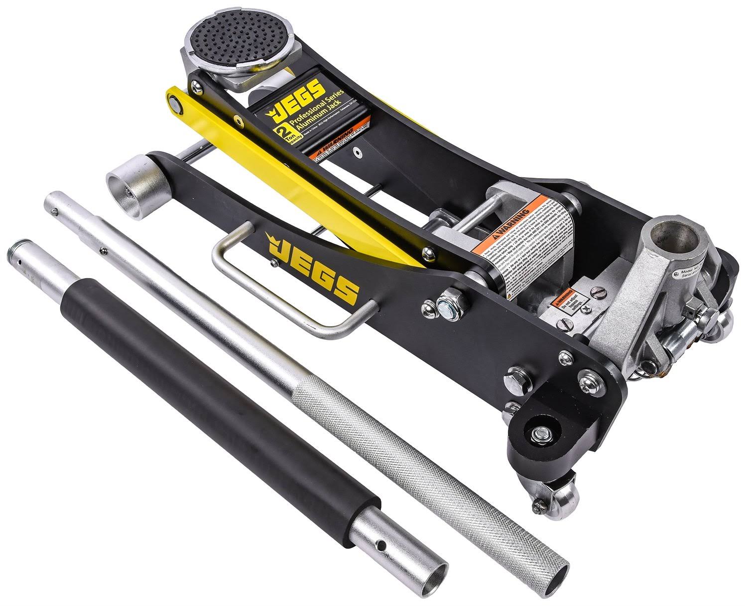 Jegs 80006 4000lb Low-Profile Aluminum Floor Jack Garage Car Truck