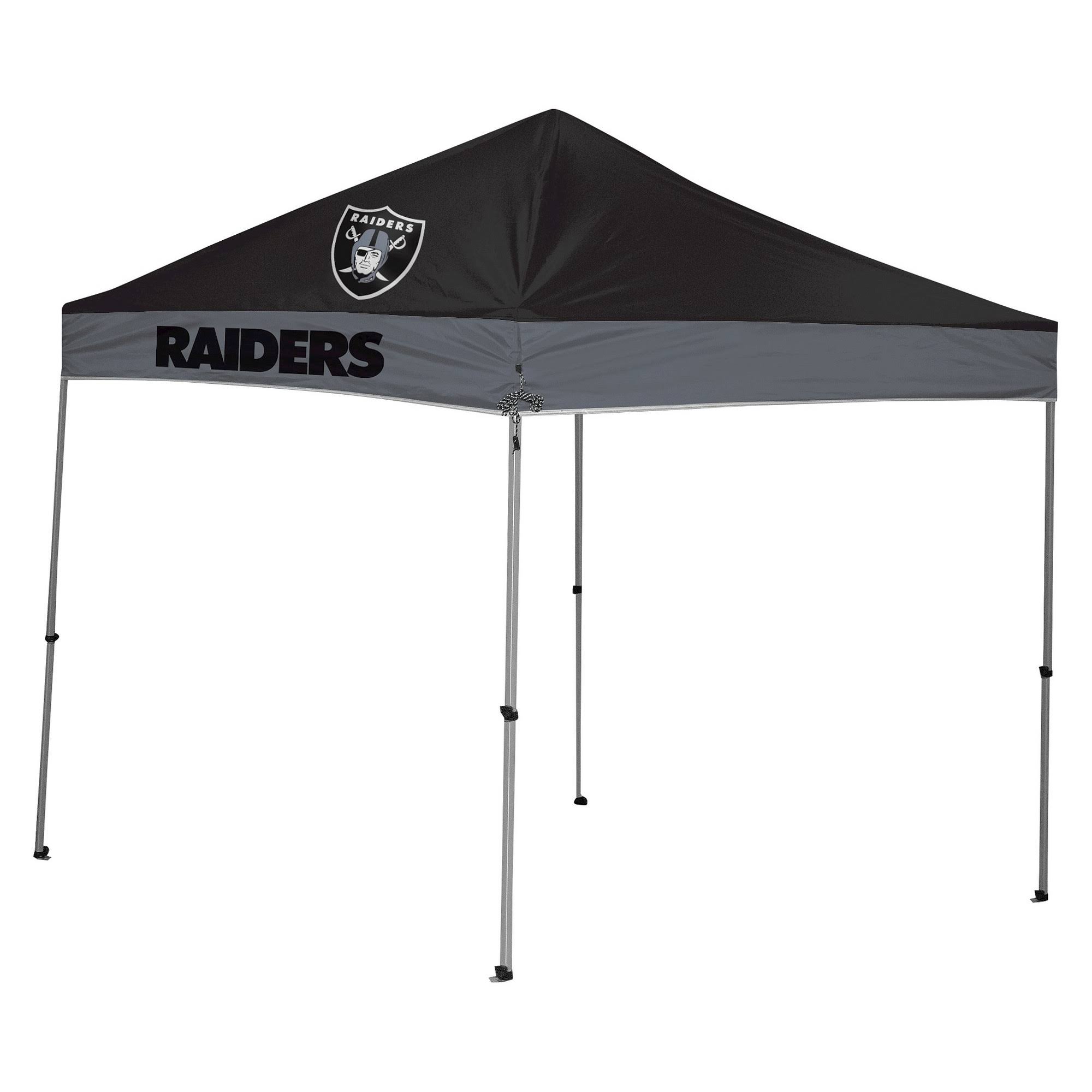 Oakland Raiders NFL 9& x 9& Straight Leg Tailgate Canopy Tent