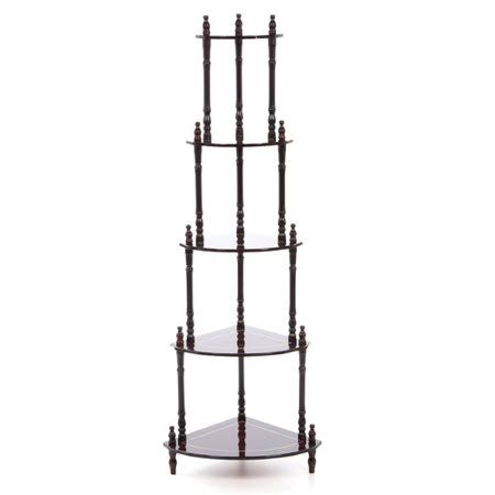 Charlton Home Chaundeler Corner Unit Bookcase, Red
