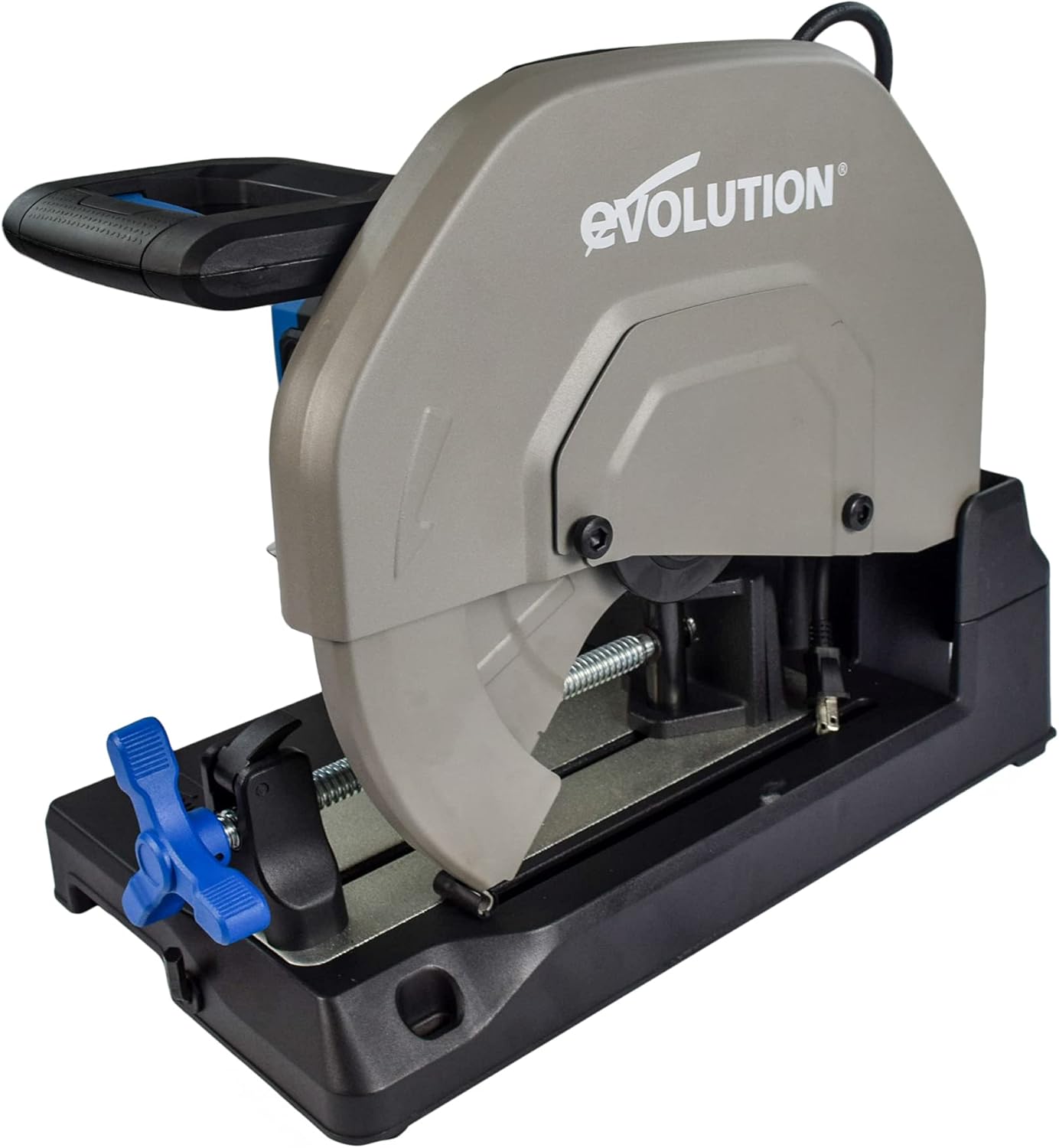 Evolution S380CPS Heavy Duty 15 Inch Metal Cutting Chop Saw W/Two 14 Inch Carbide-Tipped Blades Premium Dry Cut Saw Miter Saw 45°, S380CPS 14BLADEST MD-001