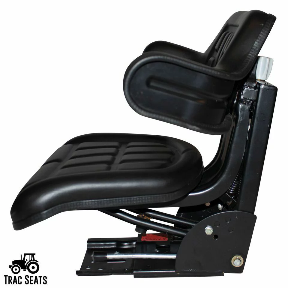 Black TracSeats Tractor Suspension Seat Fits John Deere 2530 2550 2555 2630 2640