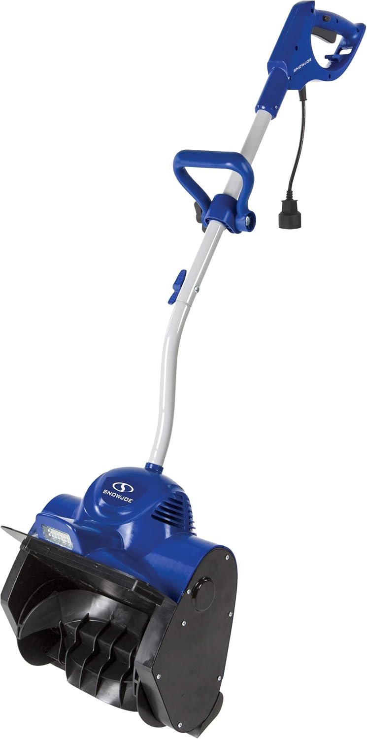 Snow Joe 324E 11-Inch 10 Amp Electric Snow Shovel w/Headlights, Blue Pack of 2