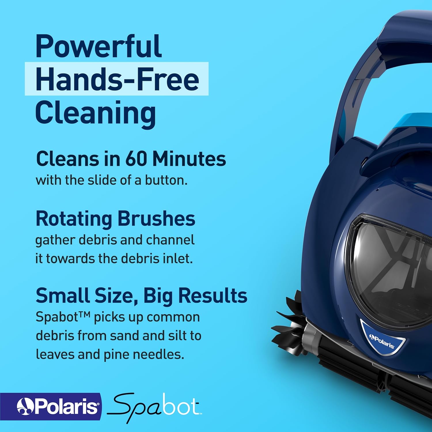 Polaris Spabot Hands-Free Automatic Spa Cleaner, Designed for In-Ground Spas & Above-Ground Hot Tubs