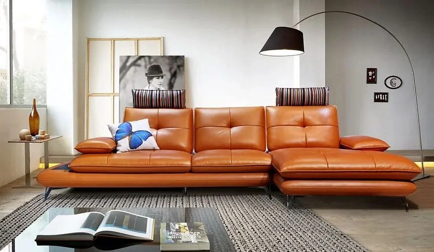 Living Room Sofa set corner sofa recliner backrest functional genuine leather sectional sofas muebles de sala moveis para casa