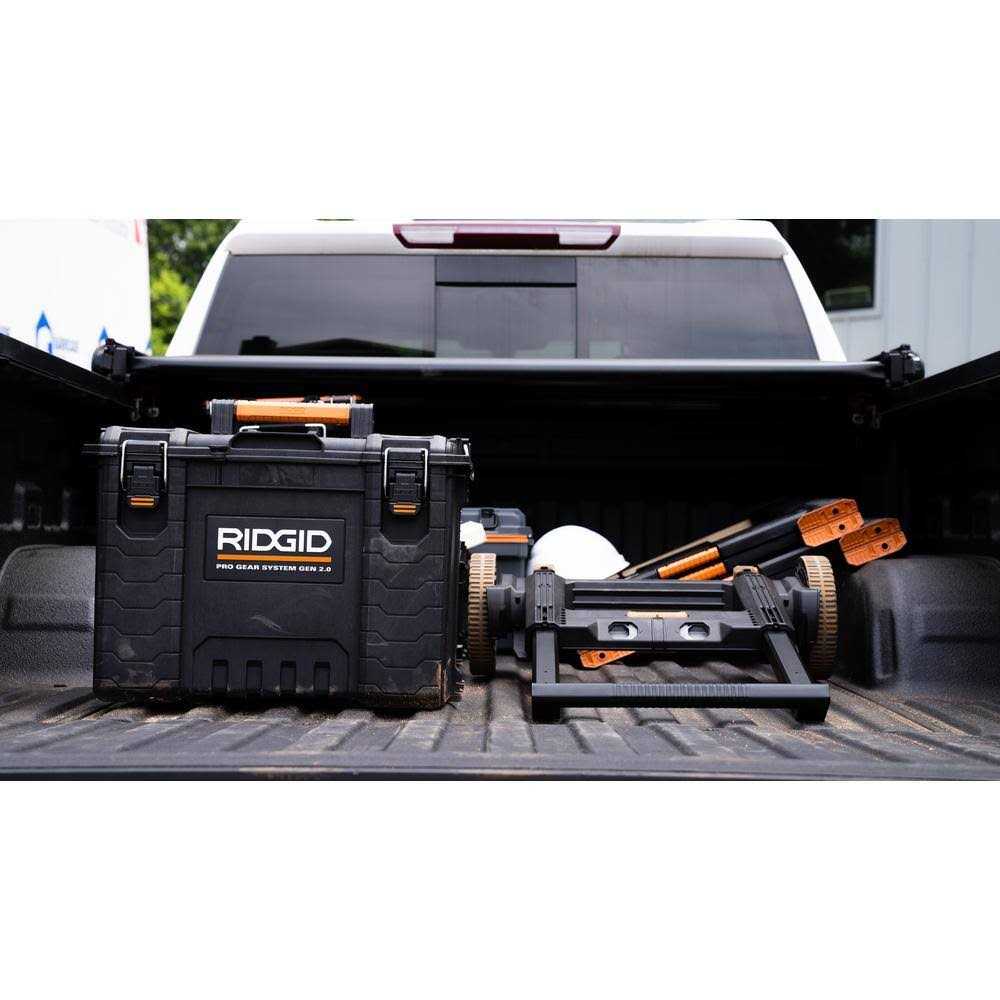 RIDGID 254065 2.0 Pro Gear System 25 in. All Terrain Rolling Tool Cart - Shop Hardware Tools Online Store