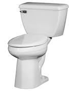 Gerber HE2131809 Ultra Flush Ultra Flush Pressure-Assist 12x22 Rough in Ergoheight Elongated Toilet 1.28Gpf