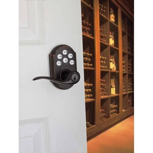 Kwikset Keyless Electronic Door LEVER; Satin Nickel