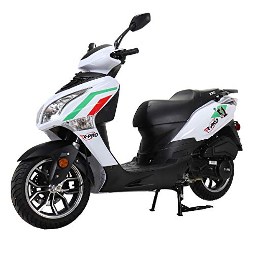 X-PRO 150cc Moped Street Gas Moped 150cc Adult Bike with 13" Aluminum Wheels! (Blue)