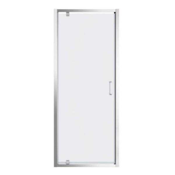 American Standard Mainstream Polished Chrome 29-5/8-in to 31-3/16-in x 72.12-in Semi-frameless Hinged Shower Door AM00842400.213 - Shop Hardware Tools Online Store