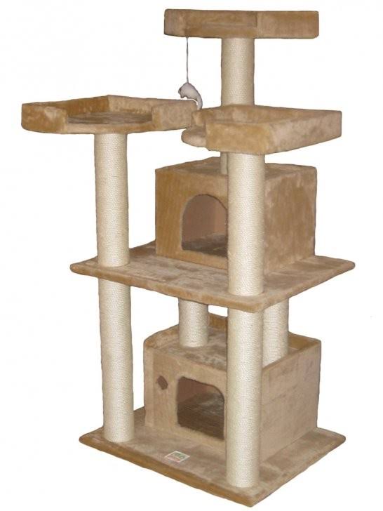 Go Pet Club F39 51 in. Beige Cat Tree