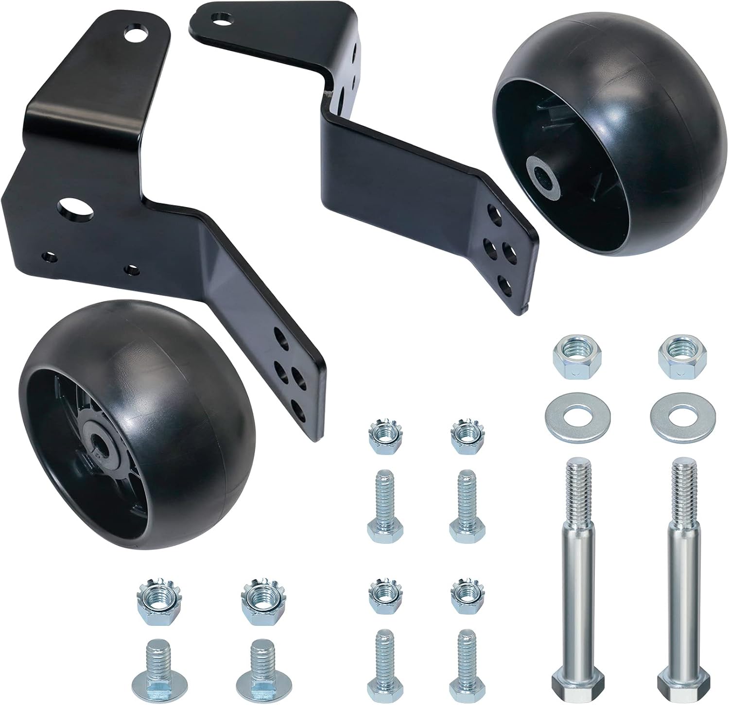 KOOTANS 42" Deck Gauge Wheel Bracket Kit for Husqvarna AYP Poulan Ariens Craftsman 532181040 525509501 YTH22V42 YTH2042 YTH18542 GWN42B Lawn Mowers and Tractors Pack of 2