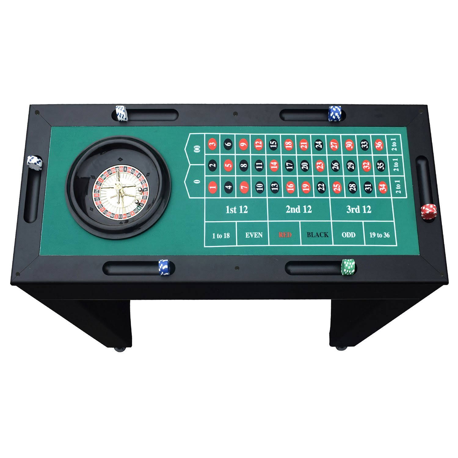 Carmelli NG1136M Monte Carlo 4-in-1 Casino Game Table