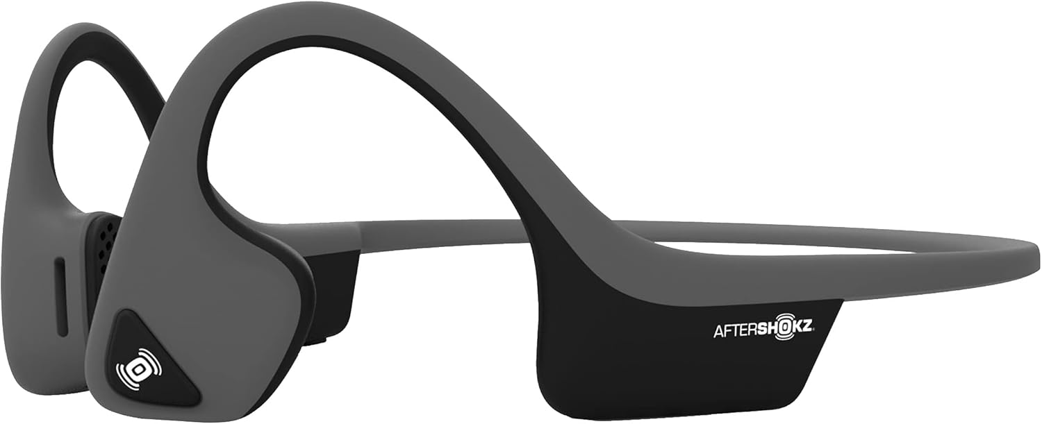 AfterShokz Air Bone Conduction Wireless Bluetooth Headphones, Midnight Blue