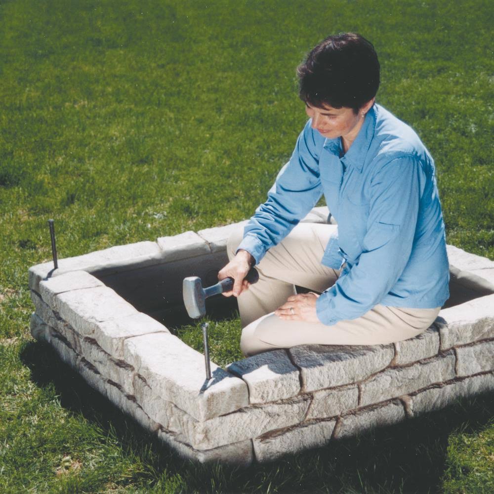 RTS Home Accents Rock Lock Raised Garden Bed Kit