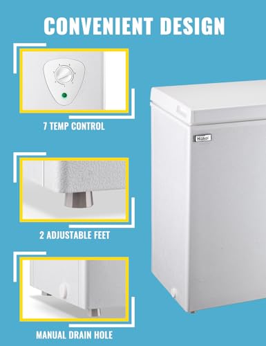 WANAI chest freezer white