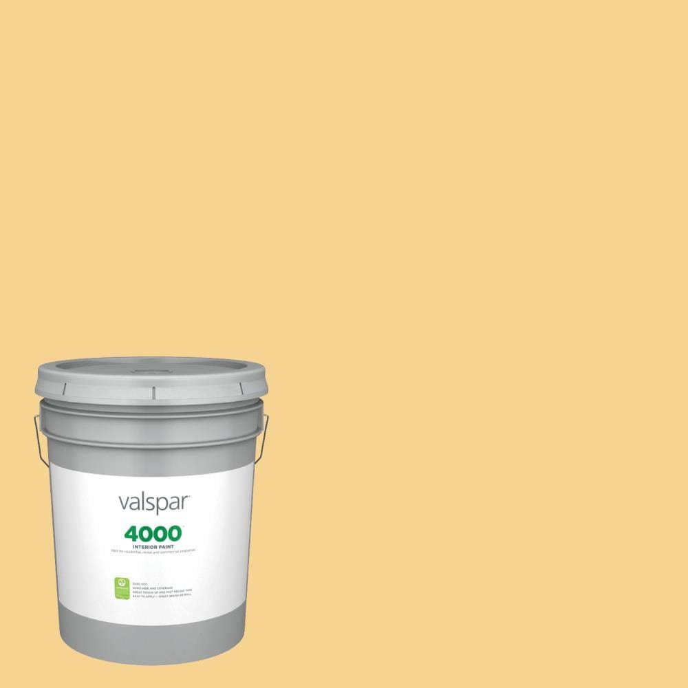 Valspar 4000 Eggshell Jonquil Hgsw1166 Interior Paint (5-Gallon) | HGSW1166-447517