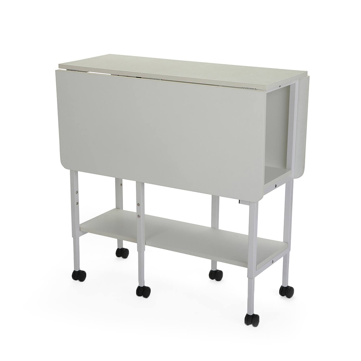 Arrow Dixie Height Adjustable Cutting Table - White