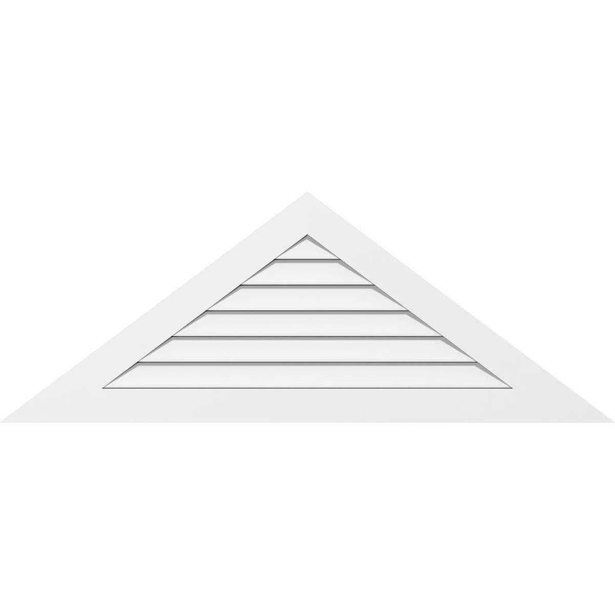 Ekena Millwork Triangle Surface Mount PVC Gable Vent Pitch - Shop Hardware Tools Online Store