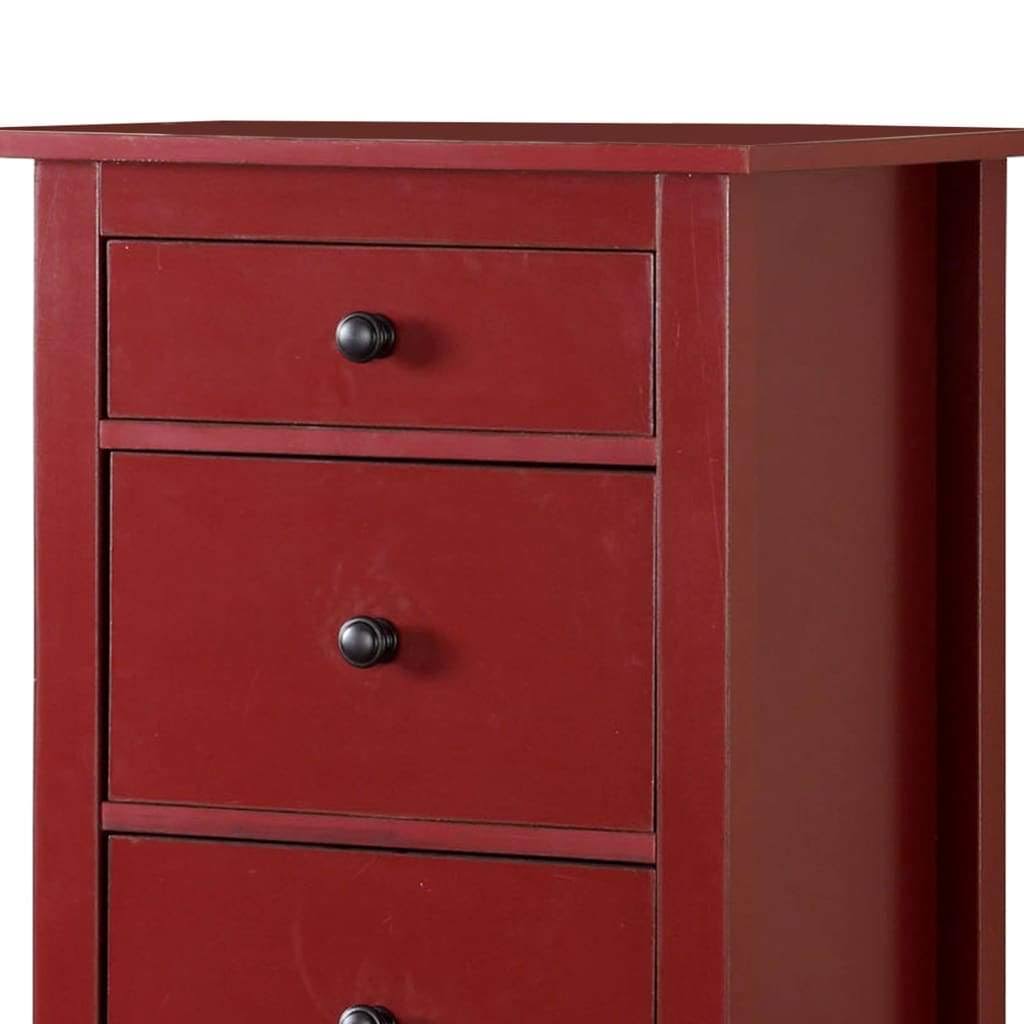 Furniture of America Launces Red Storage Chest
