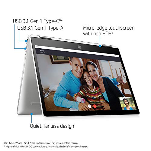 HP Chromebook X360 12-Inch HD+ Touchscreen Laptop, Intel Celeron N4000, 4. GB SDRAM, 32 GB eMMC, Chrome