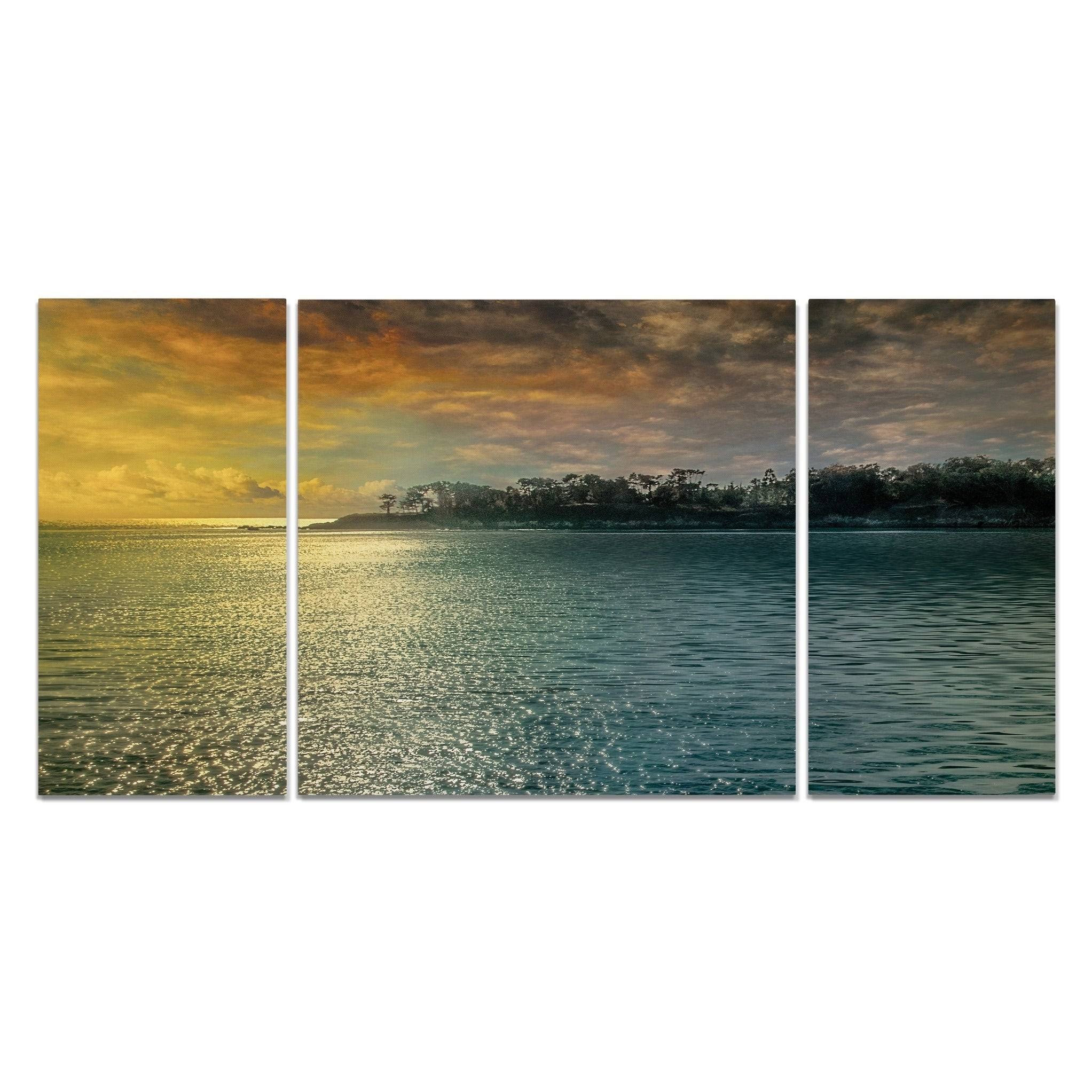 Wexford Home 'Mystic Island' Premium Giclee Print Multi-Piece Art Set - Extra Large