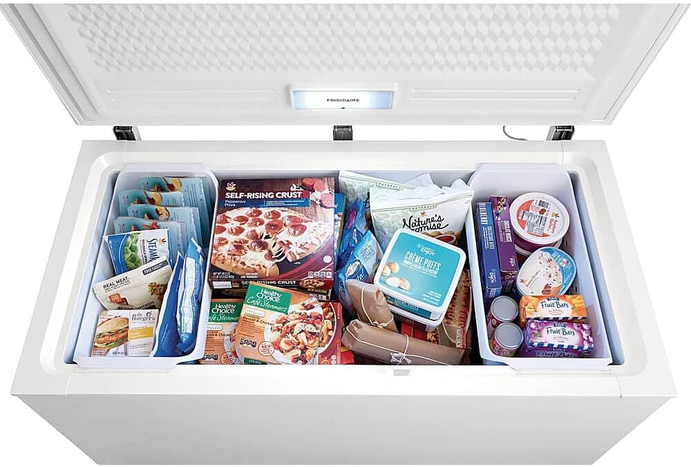 Frigidaire FFCL1542AW 56" Freestanding Chest Freezer with 14.8 cu. ft. Capacity, Manual Defrost, in White