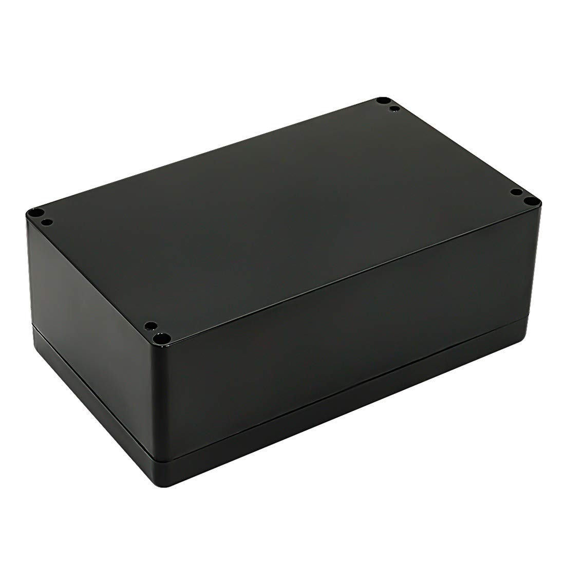 LeMotech ABS Plastic Electrical Project Case Power Junction Box, Project Box Black 10.4" x 7.2" x 3.7" (263 x 182 x 95 mm)(Pack of 1)