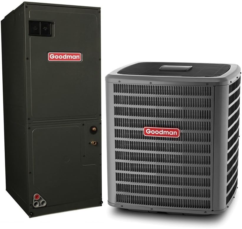 Goodman 3.5 Ton 13 SEER Air Conditioner and Multi Position Air Handler model GSX130421/ARUF42C14