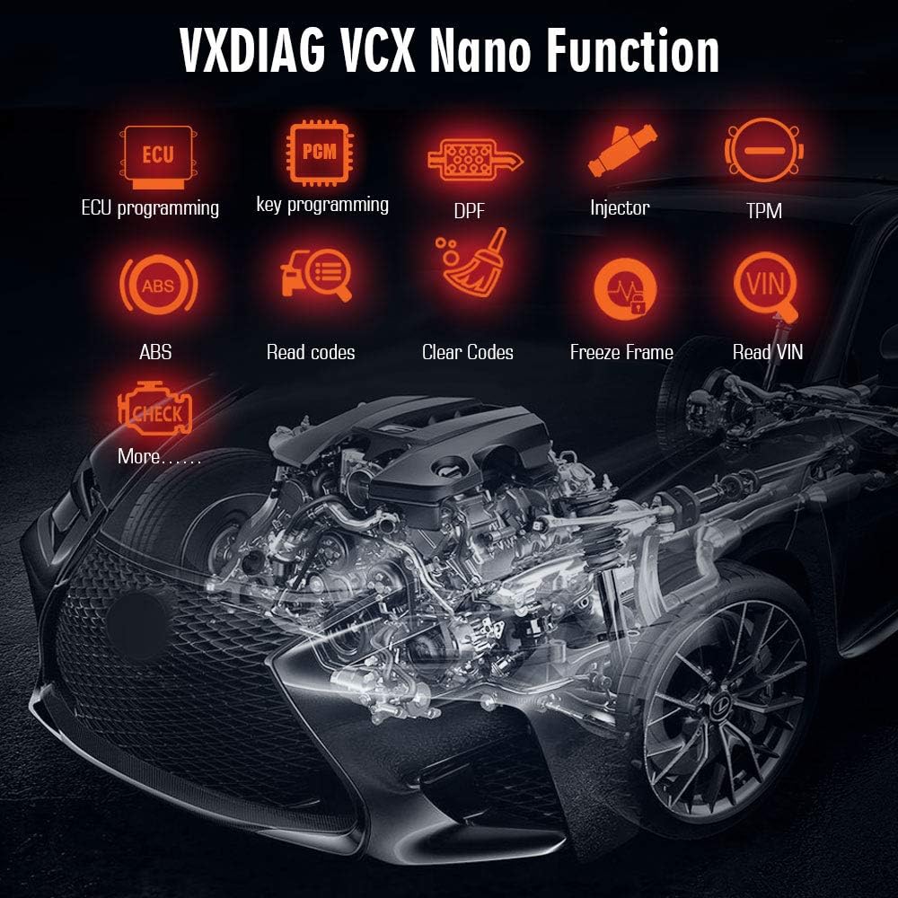 VXDIAG VCX Nano Compatible for Ford/Mazda 2 in 1 Diagnostic and Programming Tool