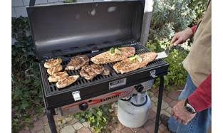 Camp Chef Professional Barbecue Super Grill Box for 2-Burner Stoves