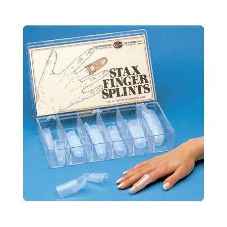 DeRoyal Stax Finger Splints - Stax Open-Air Finger Splint, Starter Kit - 635 - 1 Box / 1 Case / 1 Kit / Each