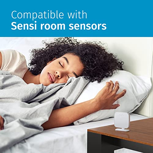 Sensi Touch 2 Smart Thermostat by Emerson with Touchscreen Color Display, Programmable, Wi-Fi, Mobile App, Easy DIY, Data Privacy, Compatible with Alexa, Energy Star Certified, ST76W, C-Wire Required
