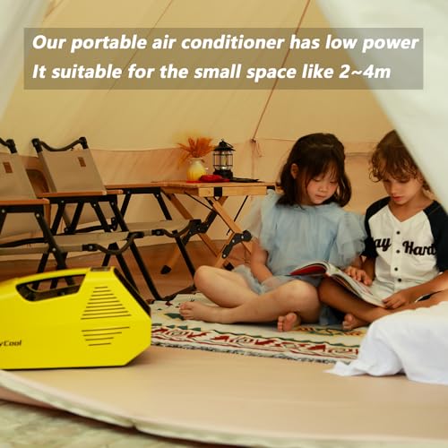 air conditioner portable 2380BTU's of fast cooling 240Wh & light and flexible energy saving camping air conditioner ventless portable air conditioner quiet portable air conditioner air conditioner
